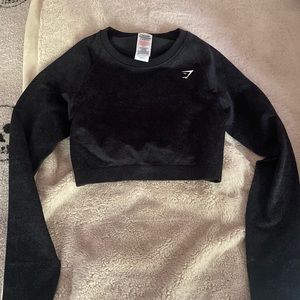 Gym Shark Adapt Fleck Seamless Long Sleeve Crop Top